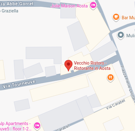 Mappa ristorante vecchio ristoro